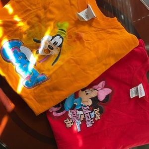 NWOT Disney Store T-shirt Bundle Size L